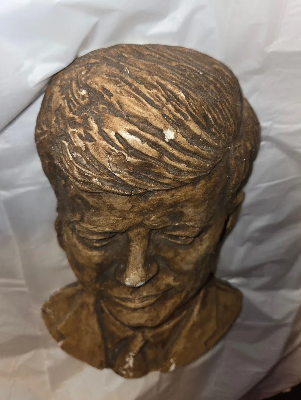 Bronze-Colored JFK Bust
